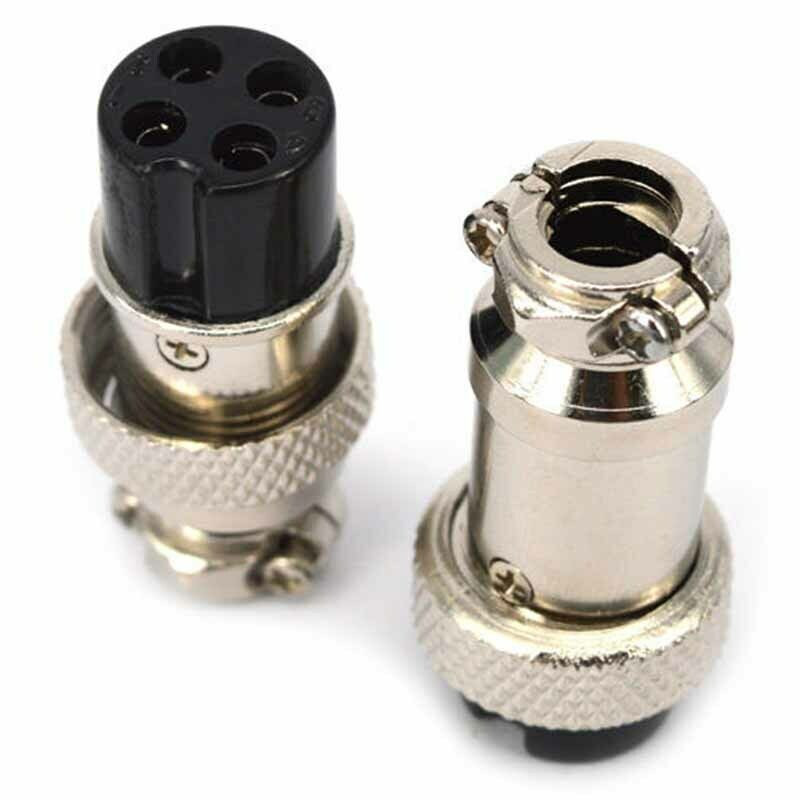 Aviator Connector Kit - Комплект авиационных разъемов GX16-4, 4-контактные, 5