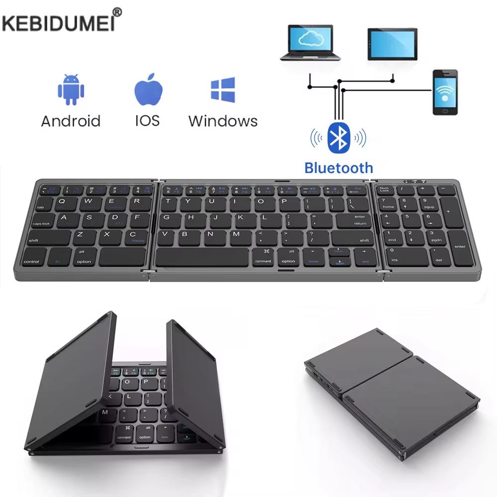 Gaming Keyboard Budget - Складная беспроводная Bluetooth-клавиатура, перезаряжаемая складная клавиатура