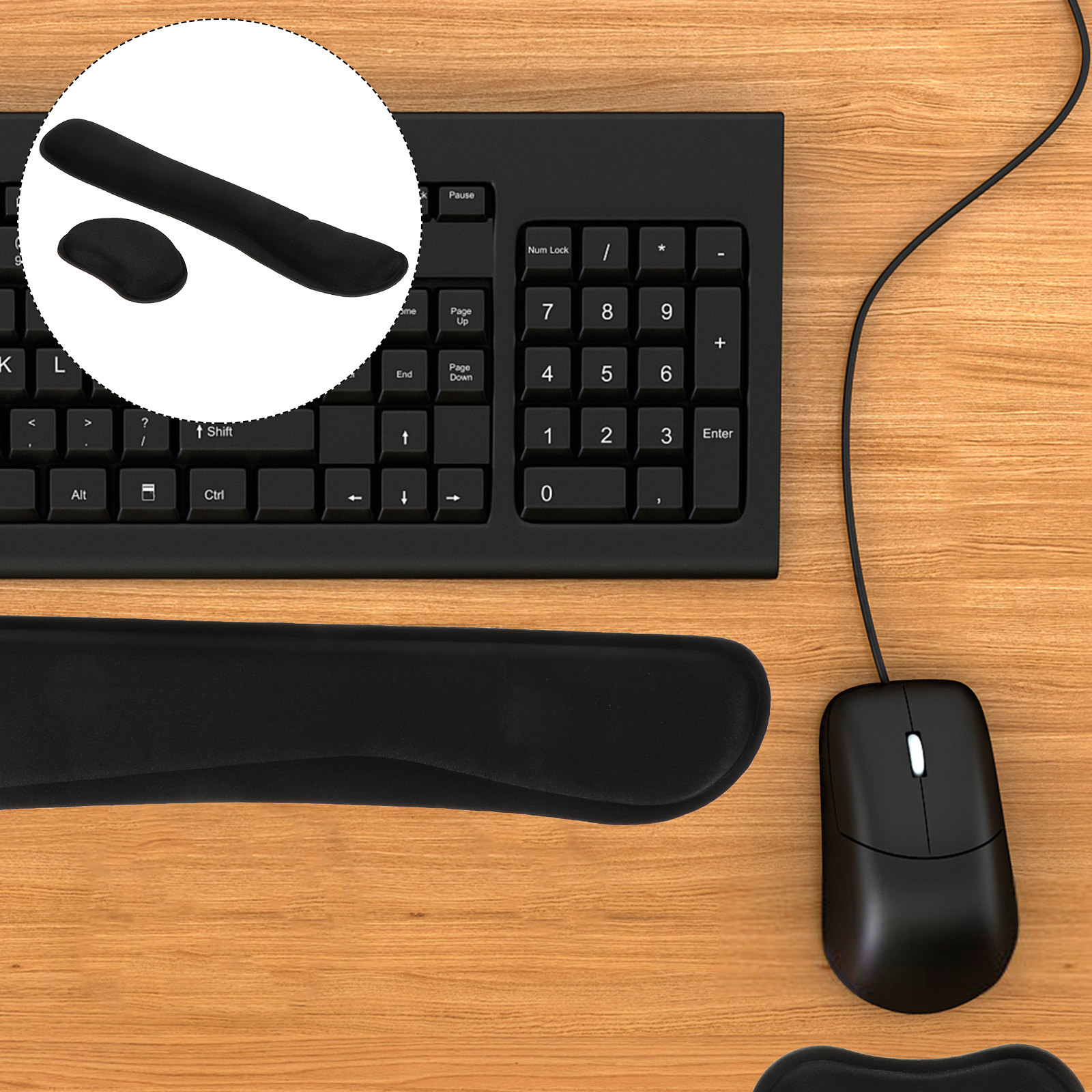 Gaming Keyboard Ergonomics - 1 комплект подставок для запястий из