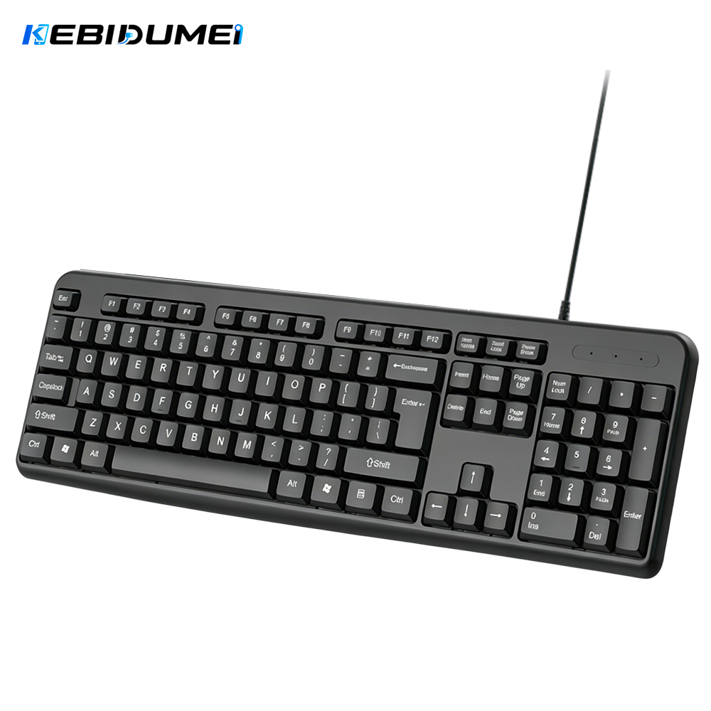 Gaming Keyboard Budget - Проводная USB-клавиатура KEBIDUMEI, 104 клавиши, стандартная