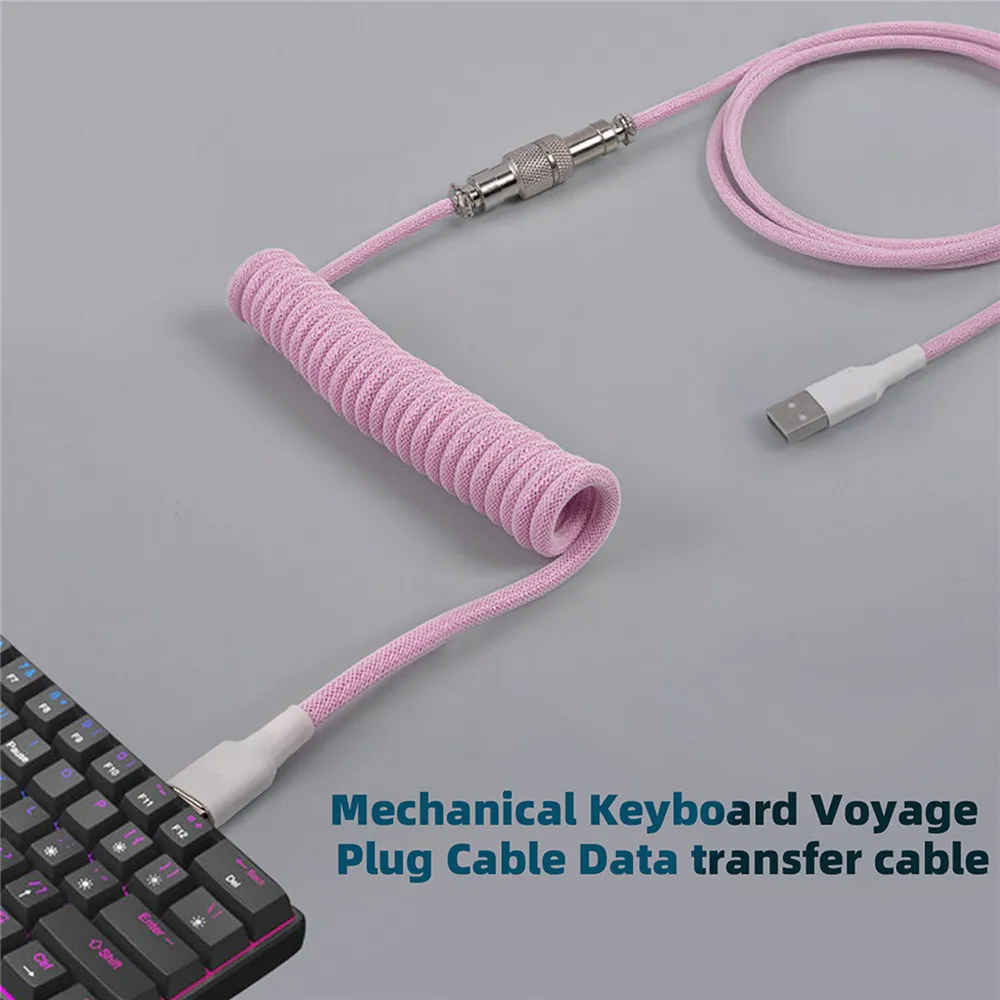 Gaming Keyboard Types - Новая механическая клавиатура, спиральный кабель, провод