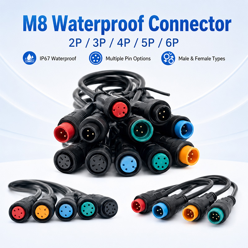 Aviator Connector Kit - Комплект из 4 водонепроницаемых разъемов M8