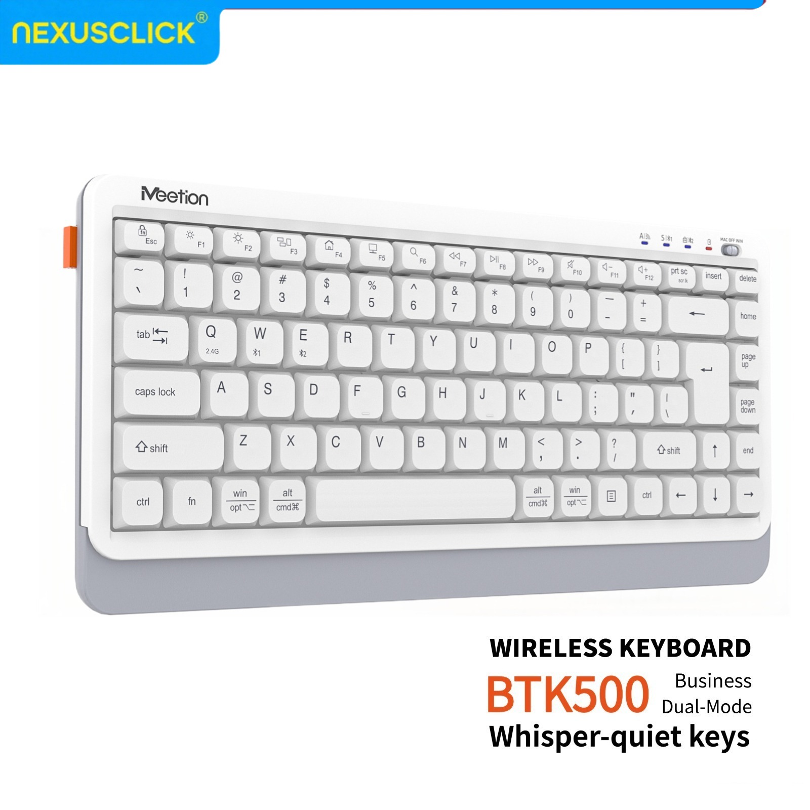 Gaming Keyboard That Is Quiet - Беспроводная клавиатура NexusClick Quiet Ultra Slim