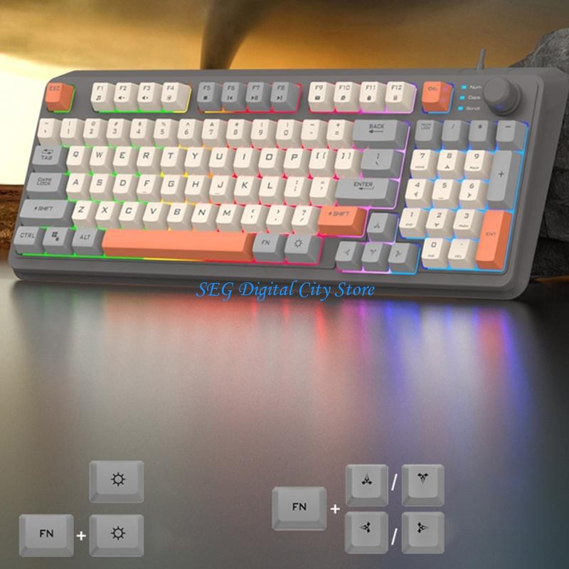 Gaming Keyboard Budget - U75B Проводная игровая клавиатура для ПК-геймеров