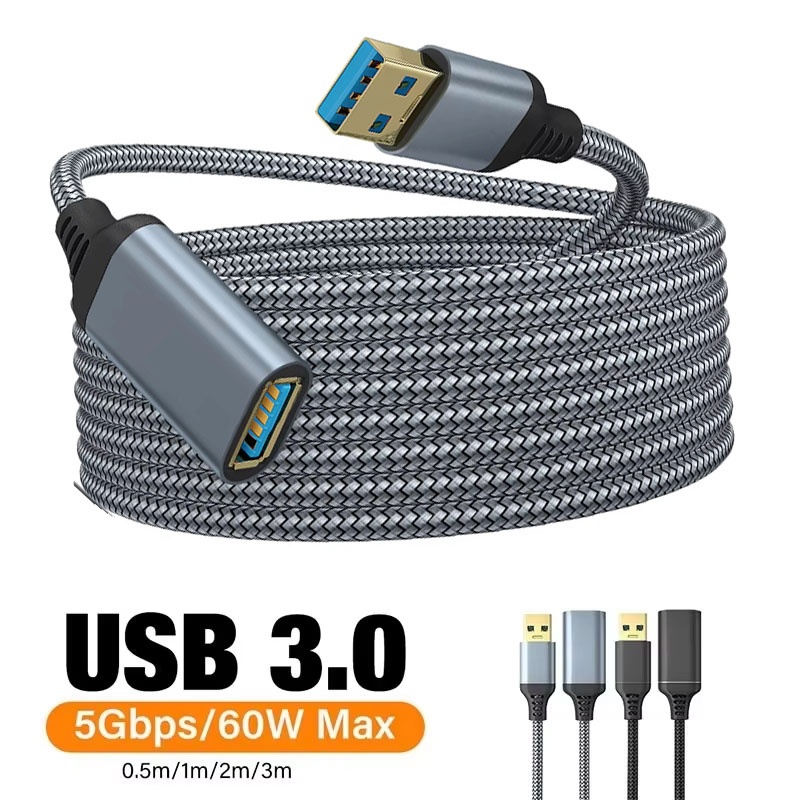 Coiled Usb Cable - Удлинительный кабель USB 3.0 в нейлоновой