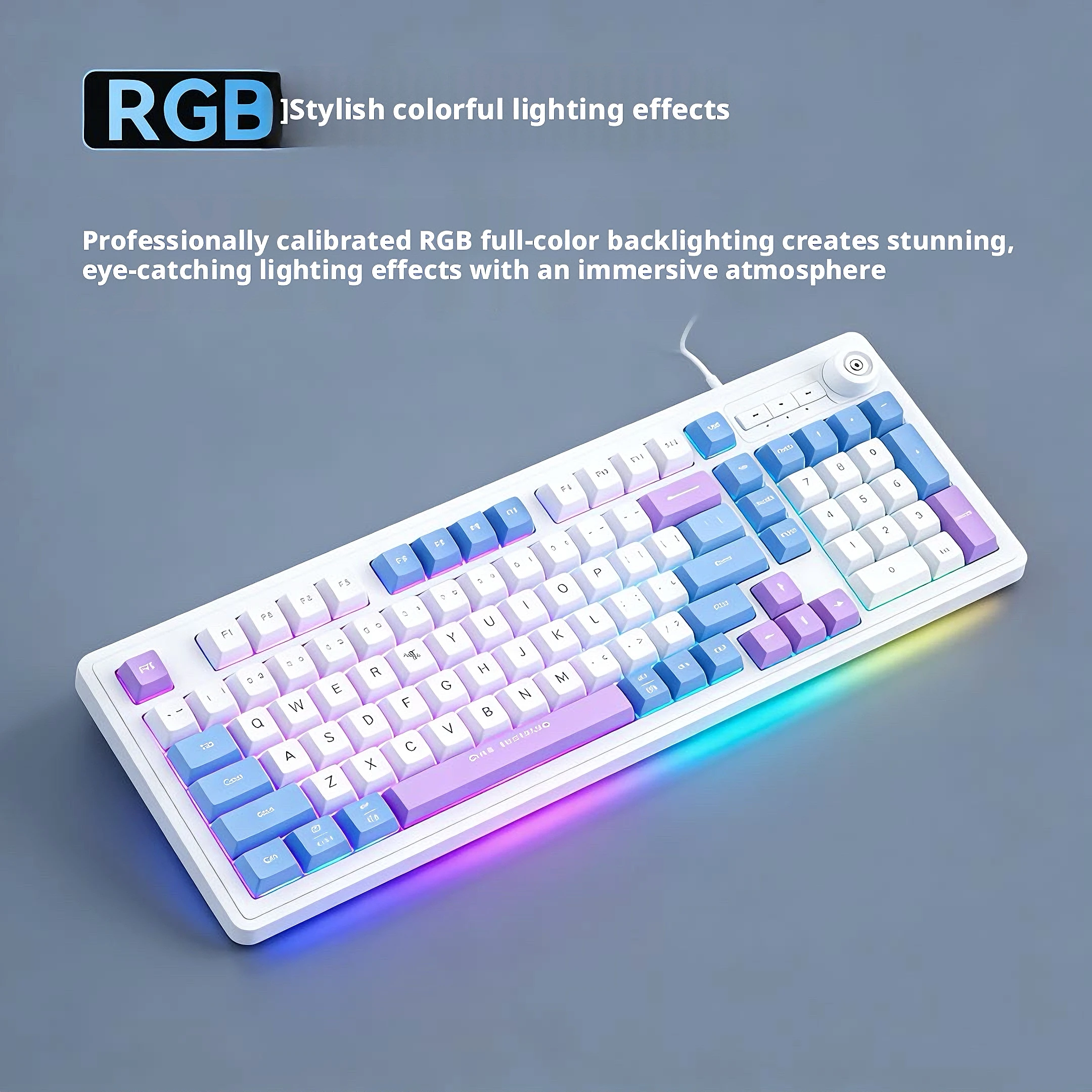 Проводная клавиатура на 98 кла – обзор и цена Gaming Keyboard No Noise