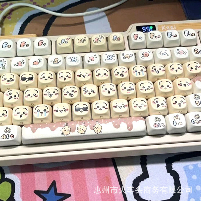 Набор кейкапов Chiikawa Cute E – обзор и цена Gaming Keyboard Emoji