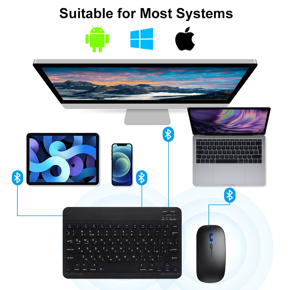 Bluetooth-клавиатура и мышь дл – обзор и цена Gaming Keyboard Mouse Wireless