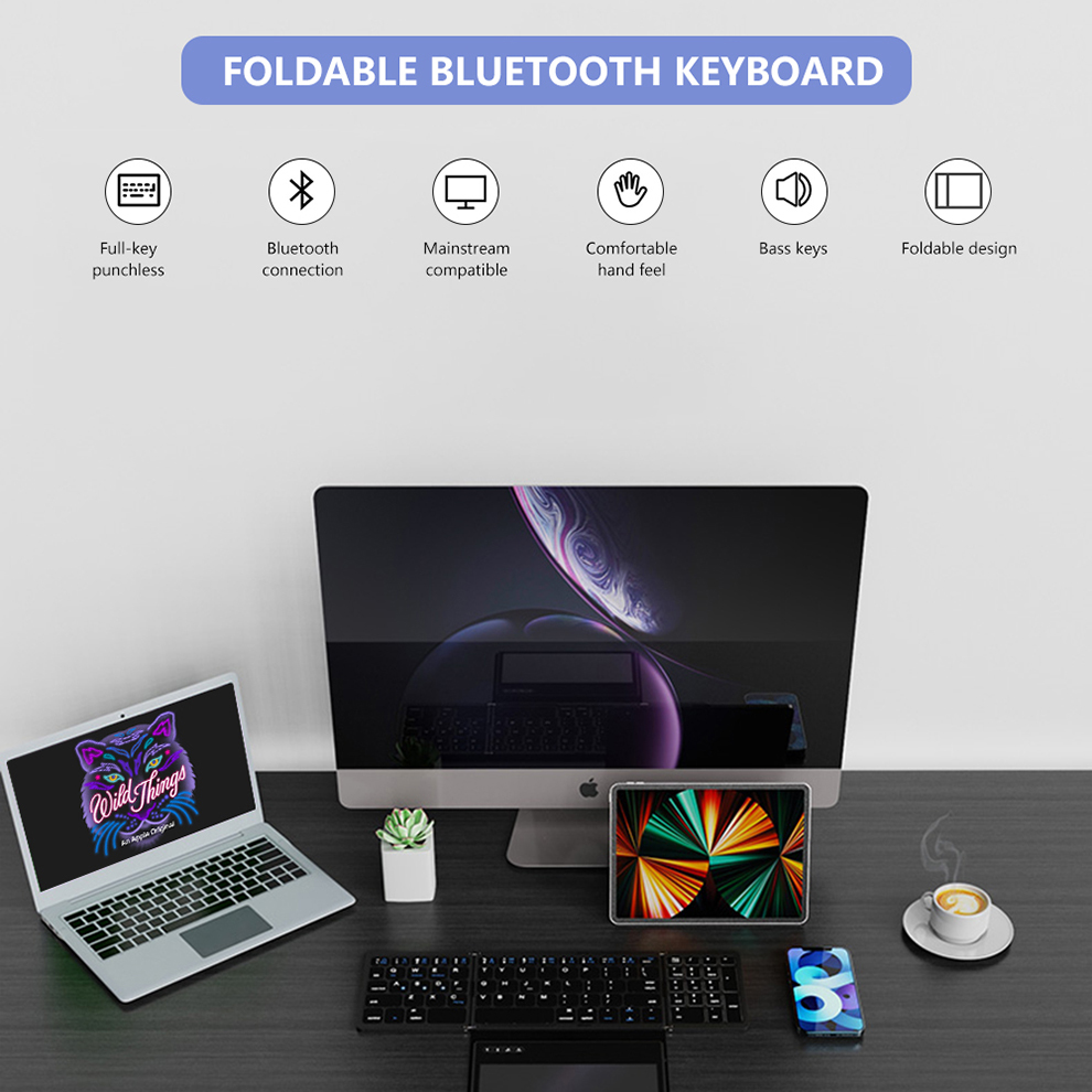 Складная Bluetooth-клавиатура  – обзор и цена Gaming Keyboard Budget