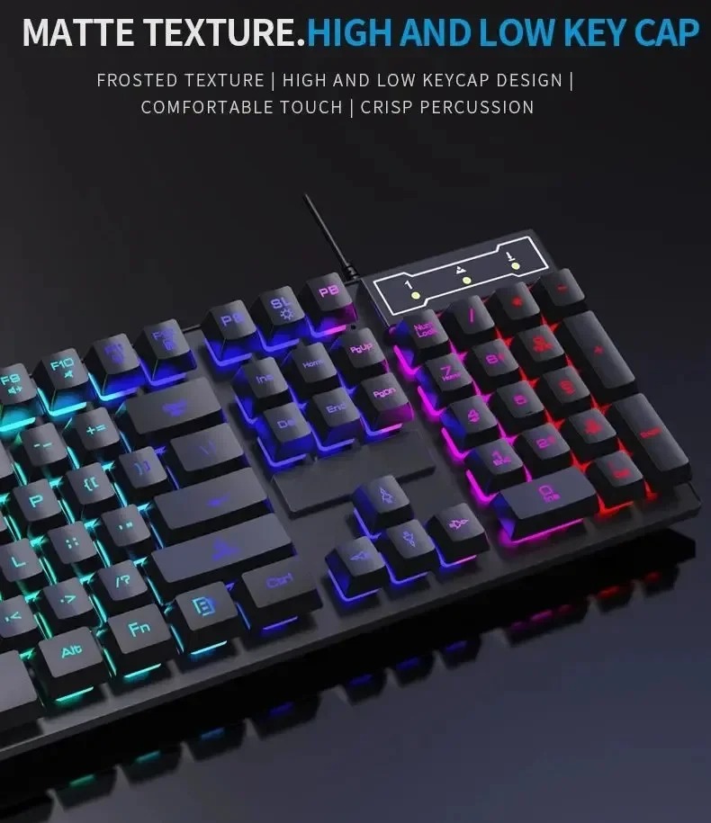 Механическая клавиатура Kebidu – обзор и цена Gaming Keyboard Budget