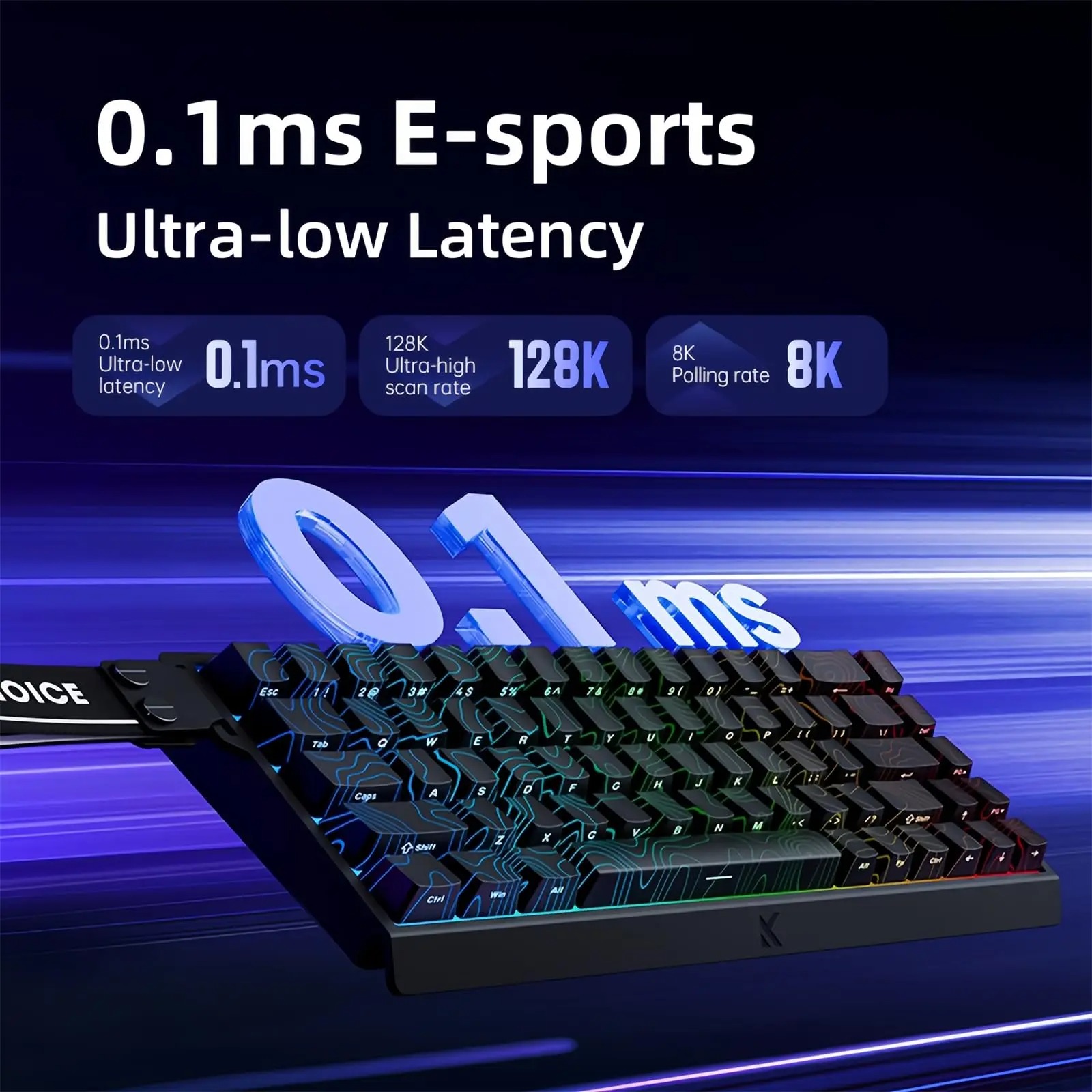 MCHOSE ACE 68, магнитный перек – обзор и цена Gaming Keyboard Hall Effect